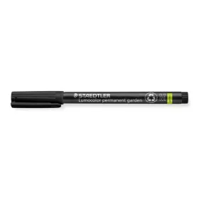   Alkoholos marker, 1 mm, kúpos, STAEDTLER "Lumocolor® garden 319 GM", fekete