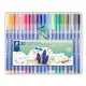 Filctoll készlet, 1 mm, STAEDTLER "Triplus 323", 20 különböző szín