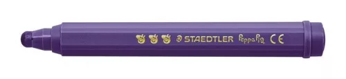 Filctoll készlet, 2,5 mm, kimosható, jumbo, STAEDTLER „Noris® junior 329”, Peppa malac, 12 szín