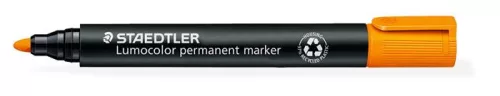 Alkoholos marker, 2 mm, kúpos, STAEDTLER "Lumocolor® 352", narancssárga