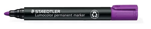 Alkoholos marker, 2 mm, kúpos, STAEDTLER "Lumocolor® 352", lila