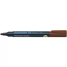   Alkoholos marker, 1-3 mm, kúpos, SCHNEIDER "Maxx 130", barna
