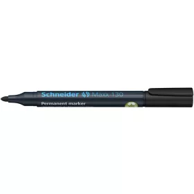  Alkoholos marker, 1-3 mm, kúpos, SCHNEIDER "Maxx 130", fekete