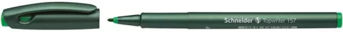 Filctoll, 0,8 mm, SCHNEIDER "Topwriter 157", zöld