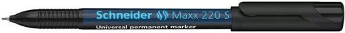 Alkoholos marker, OHP, 0,4 mm, SCHNEIDER "Maxx 220 S", fekete