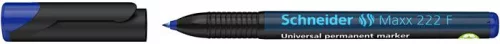 Alkoholos marker, OHP, 0,7 mm, SCHNEIDER "Maxx 222 F", kék