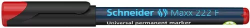 Alkoholos marker, OHP, 0,7 mm, SCHNEIDER "Maxx 222 F", piros