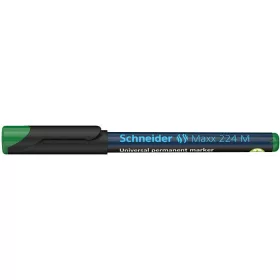  Alkoholos marker, OHP, 1 mm, SCHNEIDER "Maxx 224 M", zöld