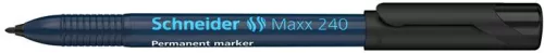 Alkoholos marker, 1-2 mm, kúpos, SCHNEIDER "Maxx 240", fekete