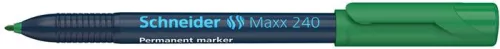 Alkoholos marker, 1-2 mm, kúpos, SCHNEIDER "Maxx 240", zöld