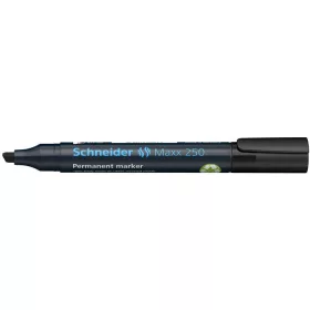  Alkoholos marker, 2-7 mm, vágott, SCHNEIDER "Maxx 250", fekete