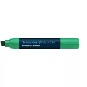   Alkoholos marker, 4-12 mm, vágott, SCHNEIDER "Maxx 280", zöld