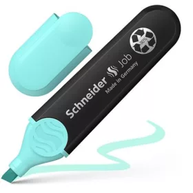   Szövegkiemelő, 1-5 mm, SCHNEIDER "Job Pastel", türkizkék