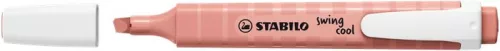 Szövegkiemelő, 1-4 mm, STABILO "Swing cool NatureCOLORS", vörösbarna