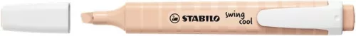 Szövegkiemelő, 1-4 mm, STABILO "Swing cool NatureCOLORS", bézs