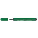 Filctoll, 1,5-2 mm, rugós hegy, STABILO "Trio Scribbi", zöld