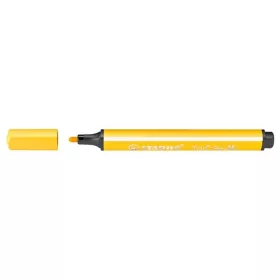   Filctoll, 1,5-2 mm, rugós hegy, STABILO "Trio Scribbi", sárga