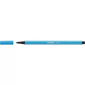 Filctoll, 1 mm, STABILO "Pen 68", neon kék