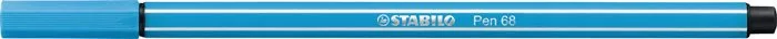 Filctoll, 1 mm, STABILO "Pen 68", világoskék
