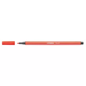 Filctoll, 1 mm, STABILO "Pen 68", világos piros