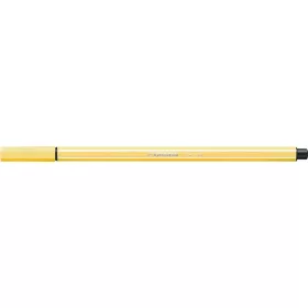 Filctoll, 1 mm, STABILO "Pen 68", sárga