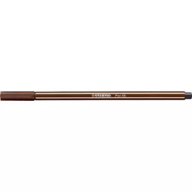Filctoll, 1 mm, STABILO "Pen 68", barna