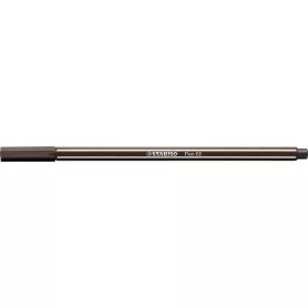 Filctoll, 1 mm, STABILO "Pen 68", kávébarna