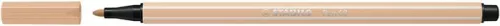 Filctoll, 1 mm, STABILO "Pen 68", bőrszín