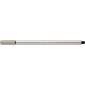 Filctoll, 1 mm, STABILO "Pen 68", melegszürke