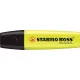 Szövegkiemelő, 2-5 mm, STABILO "BOSS original", sárga