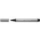 Filctoll, 1-5 mm, vágott hegy, STABILO "Pen 68 MAX", középszürke