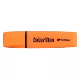   Szövegkiemelő, 1-5 mm, VICTORIA OFFICE, "ColorLine", narancssárga