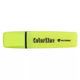   Szövegkiemelő, 1-5 mm, VICTORIA OFFICE, "ColorLine", sárga