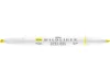 Szövegkiemelő, 1,0/3,5 mm, kétvégű, ZEBRA "Mildliner Fluorescent", sárga