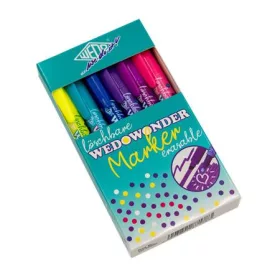   Filctoll készlet, 2-3 mm, törölhető, kétvégű, WEDO, "Wedowonder", 6 különböző szín