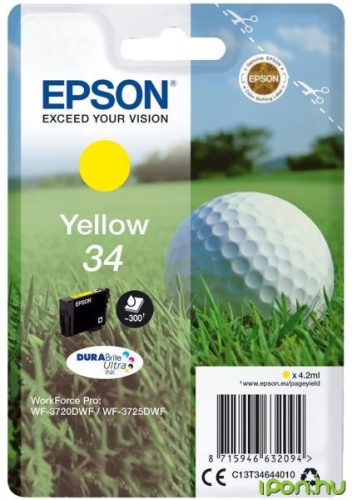 Patron Epson 34 T3464 Yellow